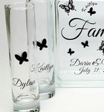 Butterfly Theme Wedding Decor - Wedding Sand Ceremony Set - Blended Family Wedding Sand Set