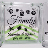 Blended Family Unity Sand Set with Lid - Seashell Theme - Sand Included