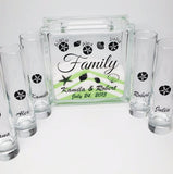 Blended Family Unity Sand Set with Lid - Seashell Theme - Sand Included