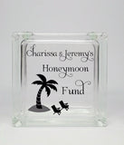 Personalized Engagement Gift - Unique Bridal Shower Gift - Honeymoon Fund Savings Bank - Wedding Money Dance Jar
