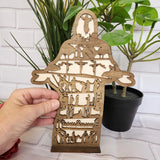 Unique Religious Gift for Pastor, Mom, Grandmother, Christian Easter Gift, Handmade Jesus with Stand Easter Décor, Easter Ressurection Story