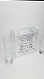 Religious Wedding Sand Ceremony Set "Love is Patient Love is kind" 1st Corinthians 13:4
