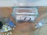 Unity Sand Ceremony Set with Lid - Sand Included - Monogram Letter