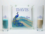 Peacock Wedding Sand Ceremony Set