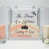 The Flame of a Lifetime fireman sand ceremony set