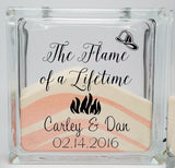 The Flame of a Lifetime fireman sand ceremony set