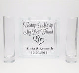 Today I Marry My Best Friend Unity Sand Ceremony Set