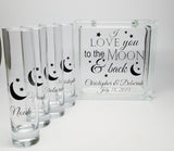 Unity Candle Alternative - Blended Family Unity Sand Set - Love You to the Moon and Back
