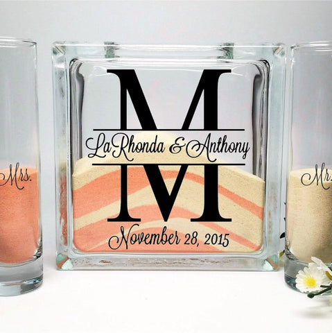 Sand Ceremony Kit - Split Monogram