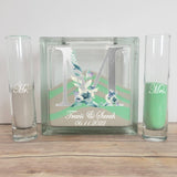 Unity Sand Ceremony Set for Wedding or Vow Renewal - Personalized Monogram Set - Church, Beach, Outdoor, Garden or Backyard Wedding Decor