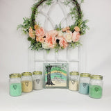 Blended Family Wedding Unity Sand Ceremony Jar with Lid, Unity Candle Alternative, Together We Make a Family Sand Set with Sand Included