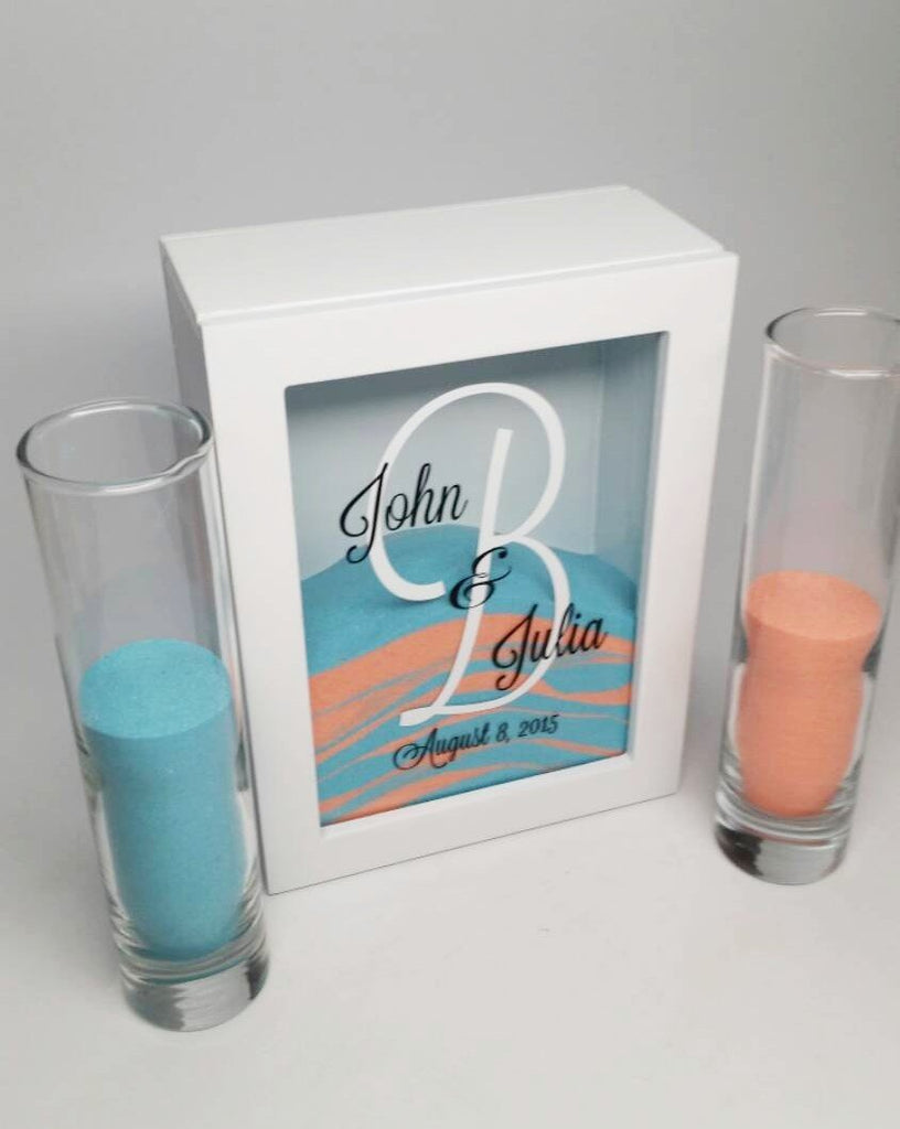 Unity Sand Ceremony Shadow Box Set – The Dream Wedding Shop