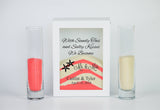 Unity Sand Ceremony Set White Shadow Box - Starfish Beach Wedding - Sandy Toes and Salty Kisses - Mr. and Mrs.