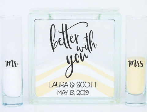 Wedding Sand Ceremony Set - Better with You