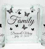 Butterfly Theme Wedding Decor - Wedding Sand Ceremony Set - Blended Family Wedding Sand Set