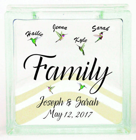 Blended Family Wedding Sand Set - Hummingbird Theme Wedding - Wedding Sand Ceremony Set