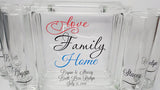Blended Family Unity Sand Set - Wedding Sand Ceremony Set - Home Theme Sand Set - State Silhouette